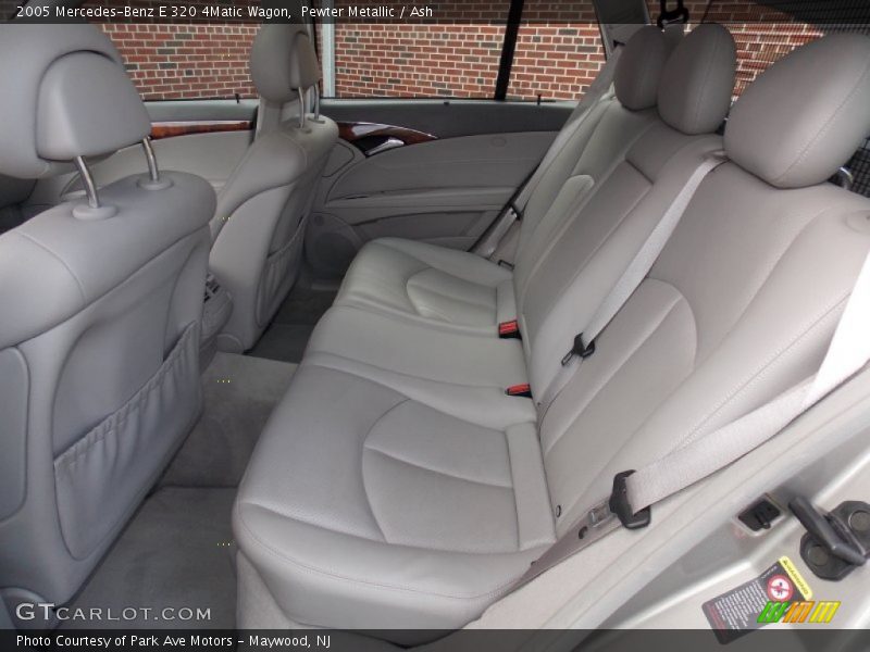 Rear Seat of 2005 E 320 4Matic Wagon