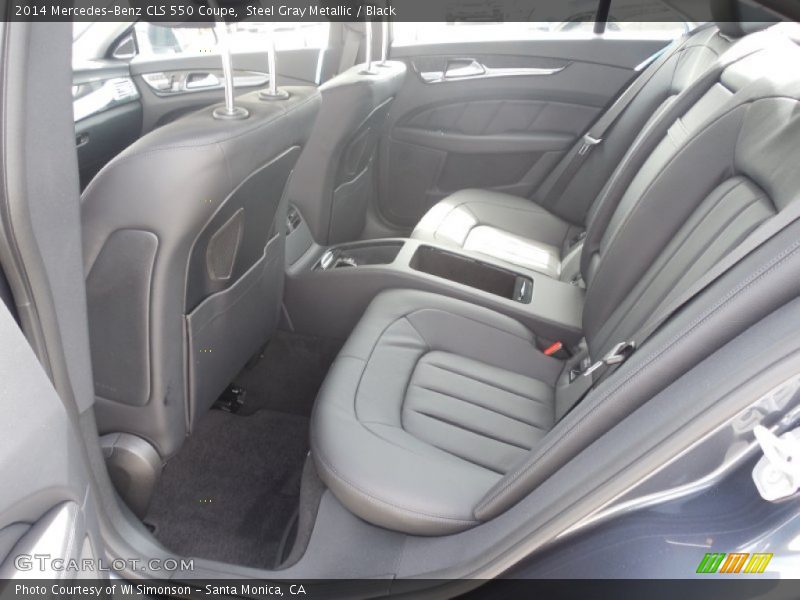 Steel Gray Metallic / Black 2014 Mercedes-Benz CLS 550 Coupe