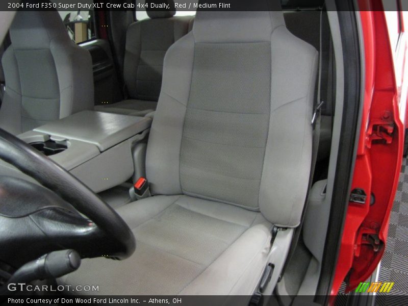 Red / Medium Flint 2004 Ford F350 Super Duty XLT Crew Cab 4x4 Dually