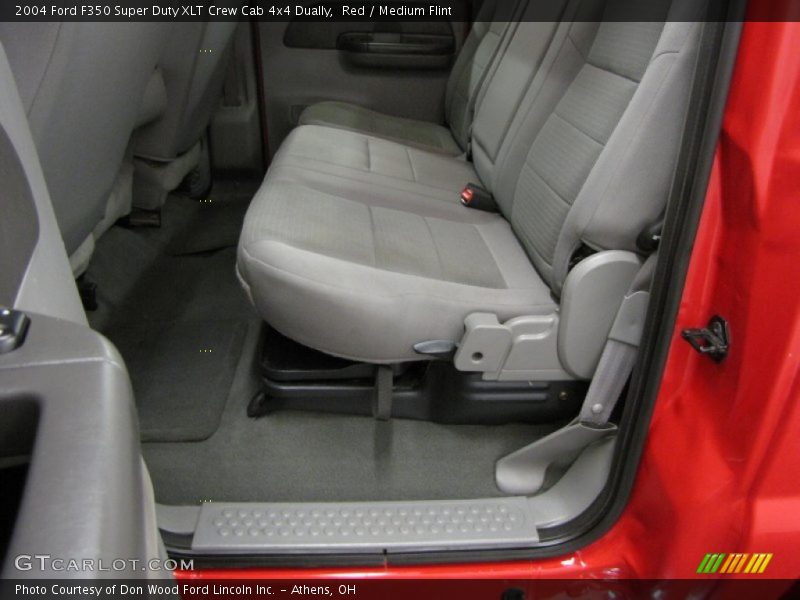 Red / Medium Flint 2004 Ford F350 Super Duty XLT Crew Cab 4x4 Dually