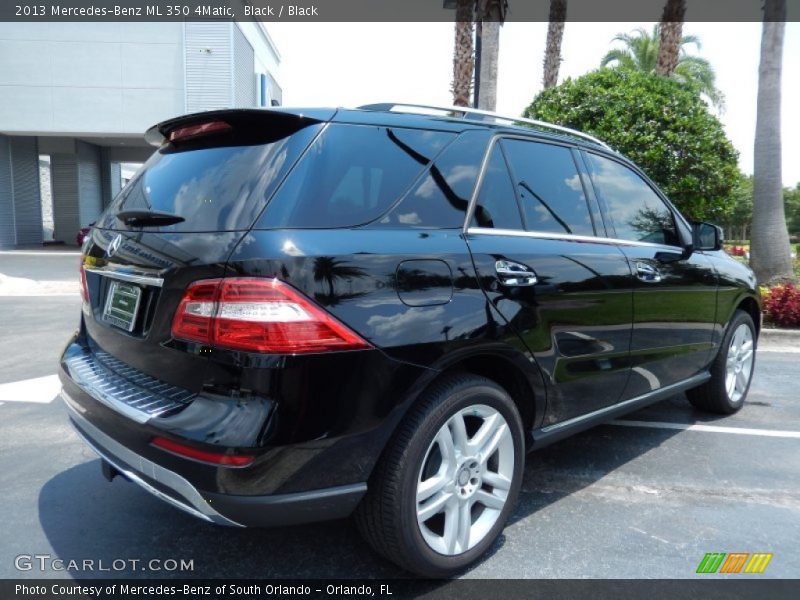 Black / Black 2013 Mercedes-Benz ML 350 4Matic