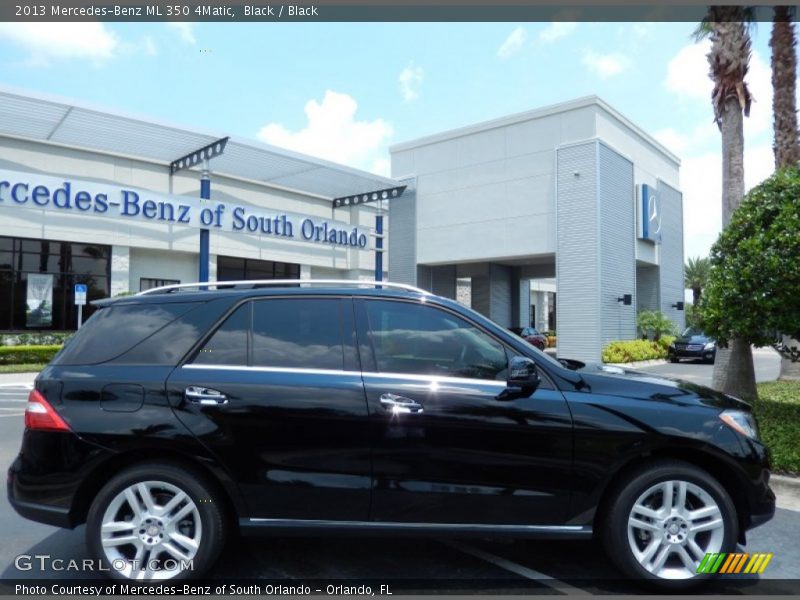 Black / Black 2013 Mercedes-Benz ML 350 4Matic
