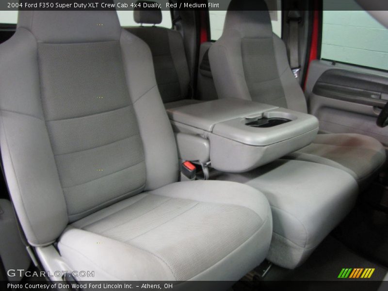 Red / Medium Flint 2004 Ford F350 Super Duty XLT Crew Cab 4x4 Dually