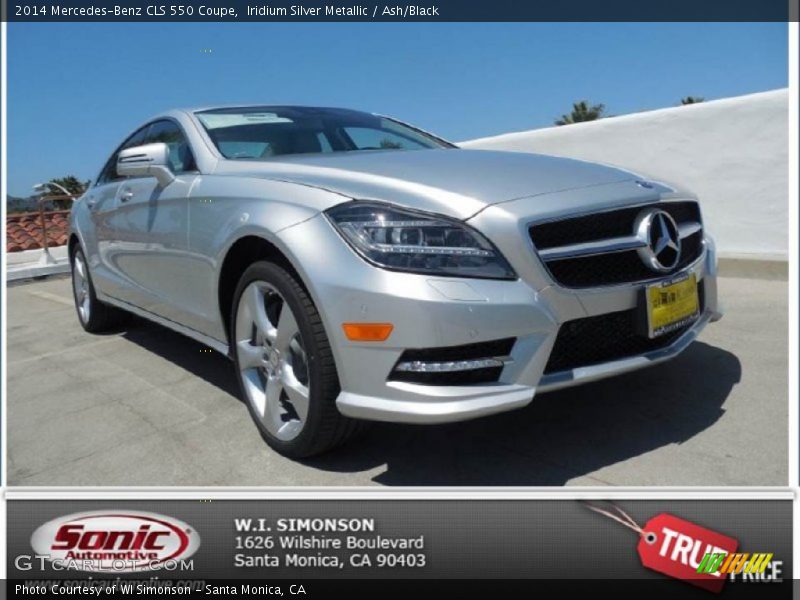 Iridium Silver Metallic / Ash/Black 2014 Mercedes-Benz CLS 550 Coupe