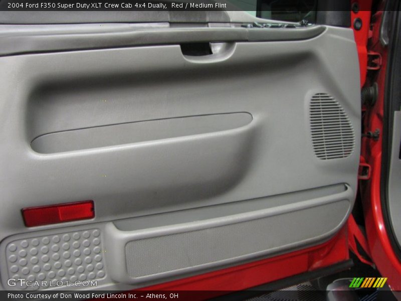 Red / Medium Flint 2004 Ford F350 Super Duty XLT Crew Cab 4x4 Dually
