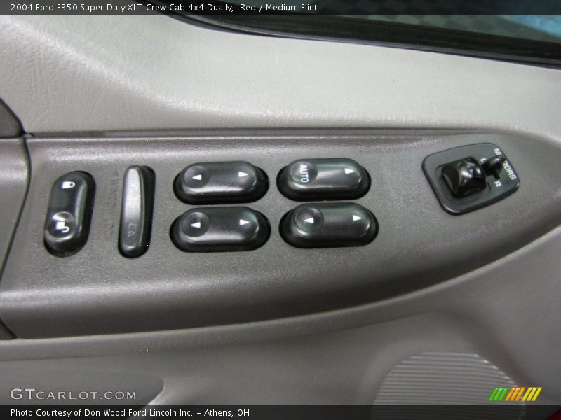 Red / Medium Flint 2004 Ford F350 Super Duty XLT Crew Cab 4x4 Dually