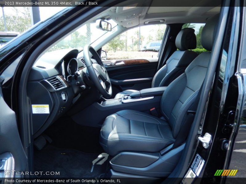 Black / Black 2013 Mercedes-Benz ML 350 4Matic