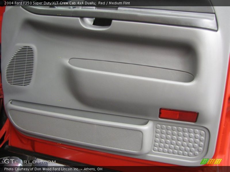Red / Medium Flint 2004 Ford F350 Super Duty XLT Crew Cab 4x4 Dually