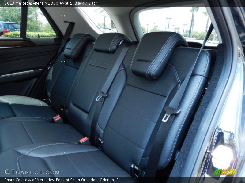 Black / Black 2013 Mercedes-Benz ML 350 4Matic