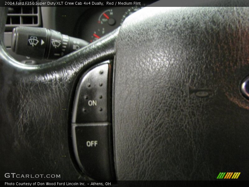 Red / Medium Flint 2004 Ford F350 Super Duty XLT Crew Cab 4x4 Dually