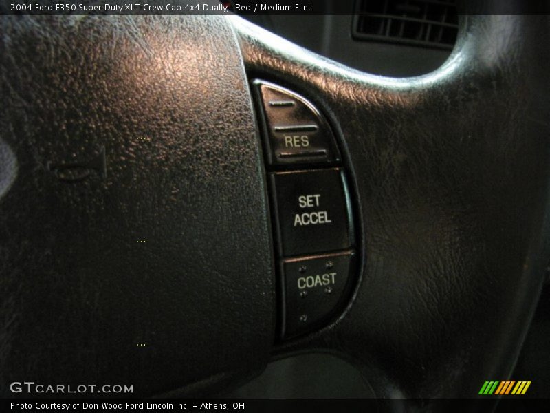 Red / Medium Flint 2004 Ford F350 Super Duty XLT Crew Cab 4x4 Dually