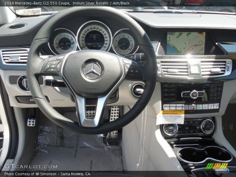 Iridium Silver Metallic / Ash/Black 2014 Mercedes-Benz CLS 550 Coupe