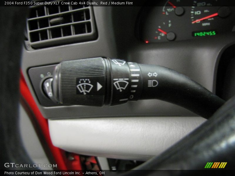 Red / Medium Flint 2004 Ford F350 Super Duty XLT Crew Cab 4x4 Dually