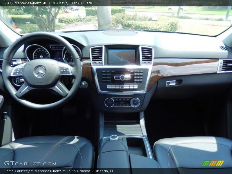 Black / Black 2013 Mercedes-Benz ML 350 4Matic