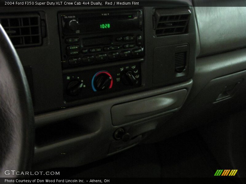 Red / Medium Flint 2004 Ford F350 Super Duty XLT Crew Cab 4x4 Dually