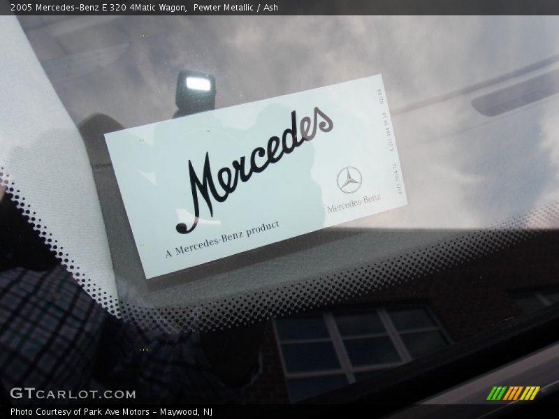 Pewter Metallic / Ash 2005 Mercedes-Benz E 320 4Matic Wagon