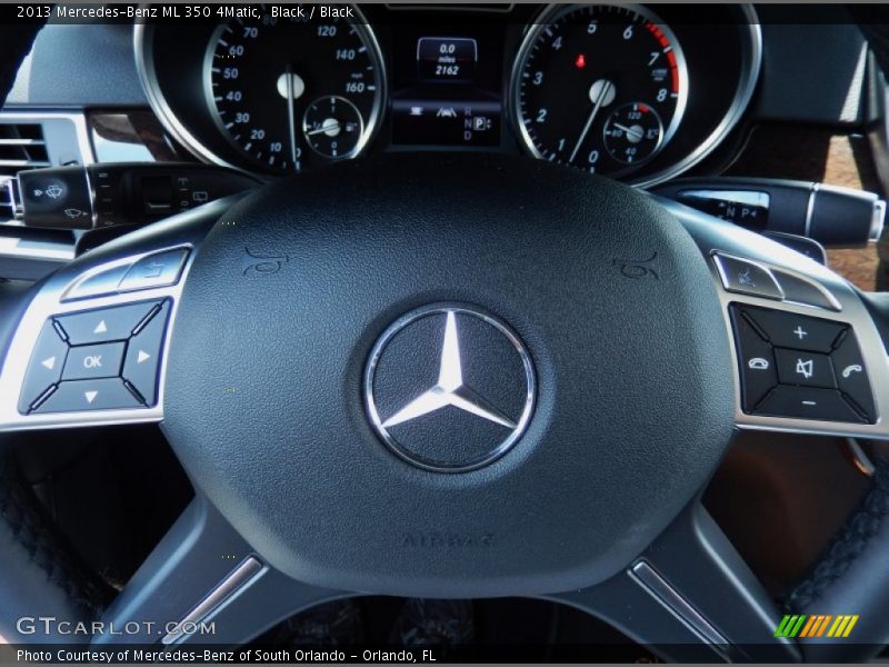 Black / Black 2013 Mercedes-Benz ML 350 4Matic