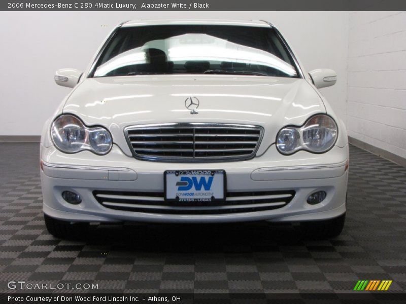 Alabaster White / Black 2006 Mercedes-Benz C 280 4Matic Luxury