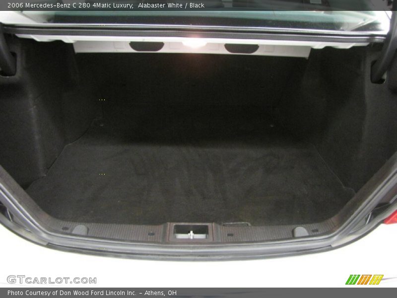 Alabaster White / Black 2006 Mercedes-Benz C 280 4Matic Luxury