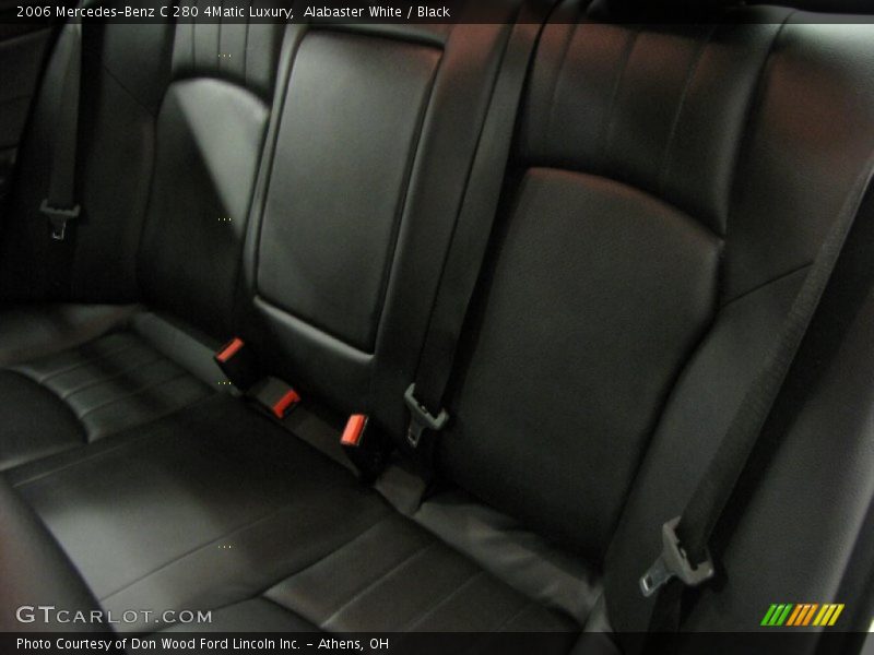 Alabaster White / Black 2006 Mercedes-Benz C 280 4Matic Luxury