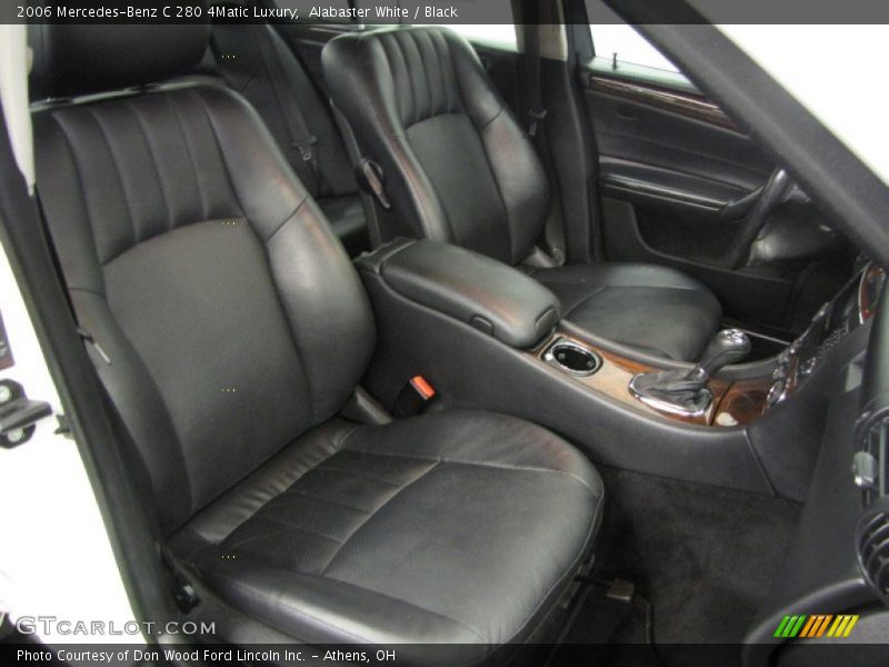 Alabaster White / Black 2006 Mercedes-Benz C 280 4Matic Luxury