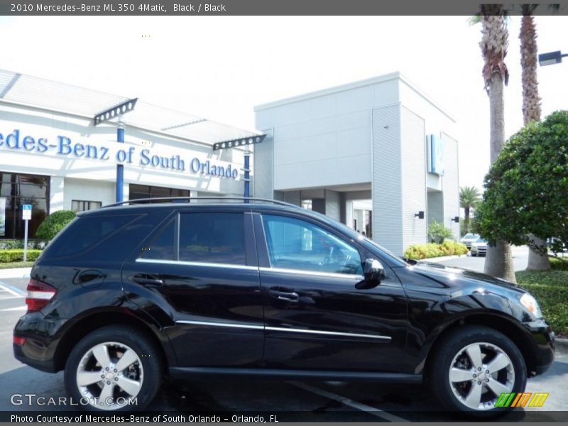Black / Black 2010 Mercedes-Benz ML 350 4Matic