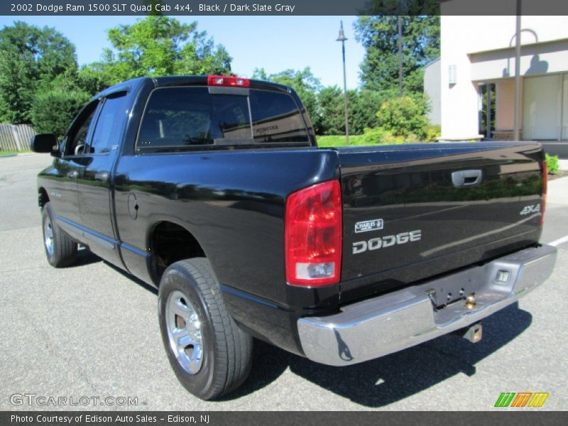 Black / Dark Slate Gray 2002 Dodge Ram 1500 SLT Quad Cab 4x4