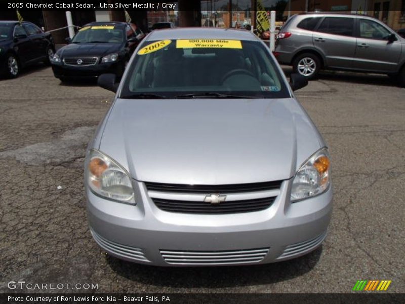 Ultra Silver Metallic / Gray 2005 Chevrolet Cobalt Sedan