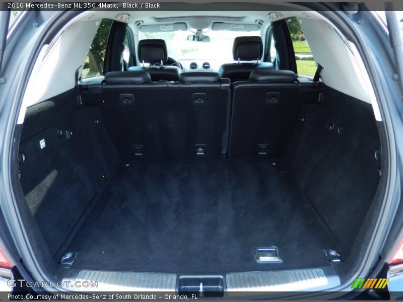 Black / Black 2010 Mercedes-Benz ML 350 4Matic