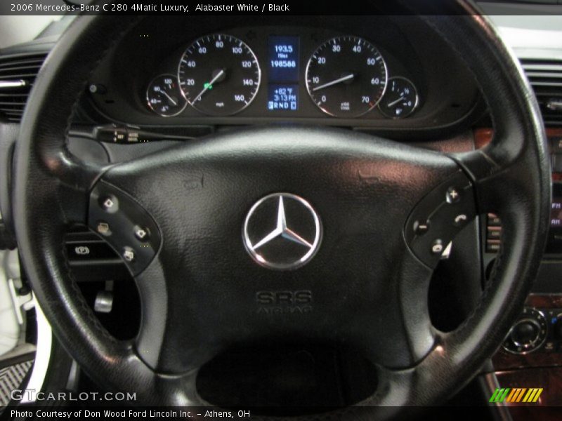 Alabaster White / Black 2006 Mercedes-Benz C 280 4Matic Luxury