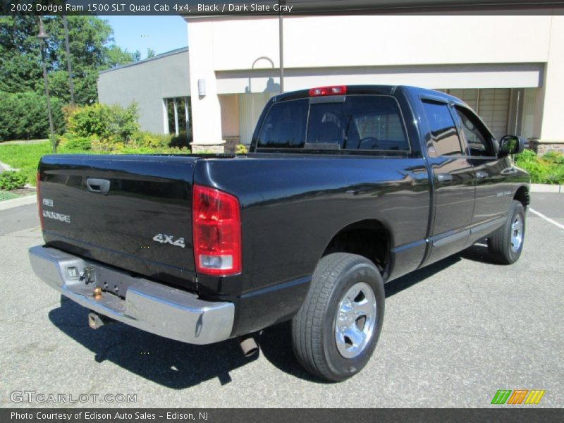 Black / Dark Slate Gray 2002 Dodge Ram 1500 SLT Quad Cab 4x4