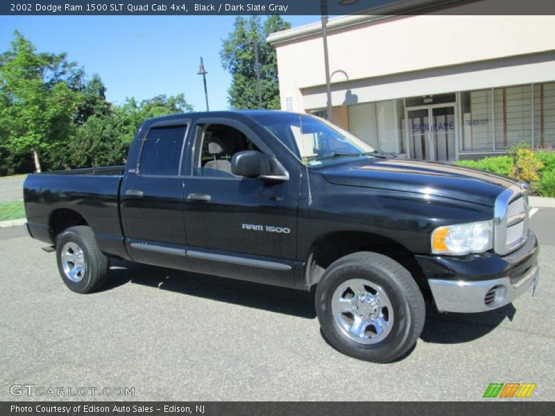 Black / Dark Slate Gray 2002 Dodge Ram 1500 SLT Quad Cab 4x4