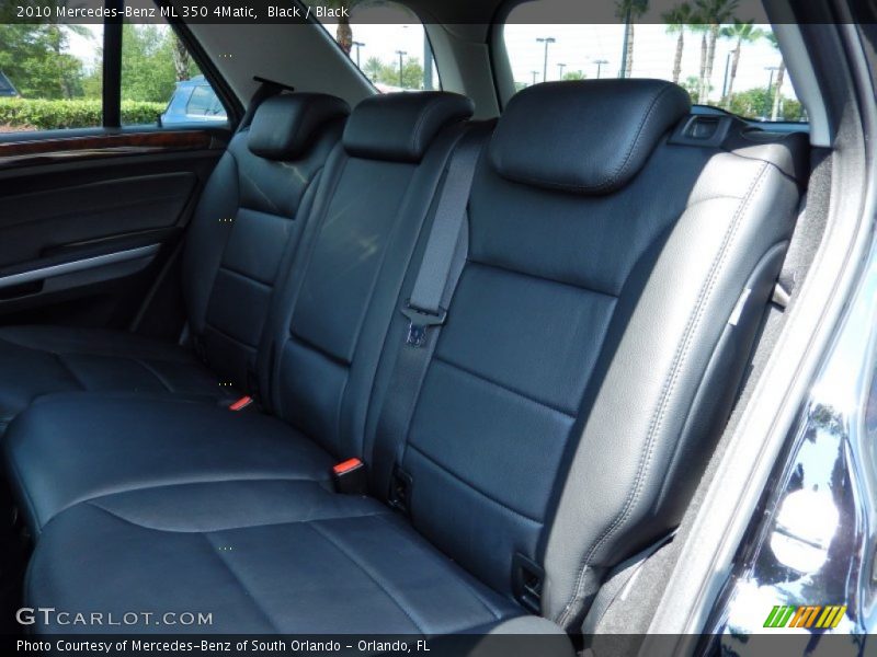 Black / Black 2010 Mercedes-Benz ML 350 4Matic