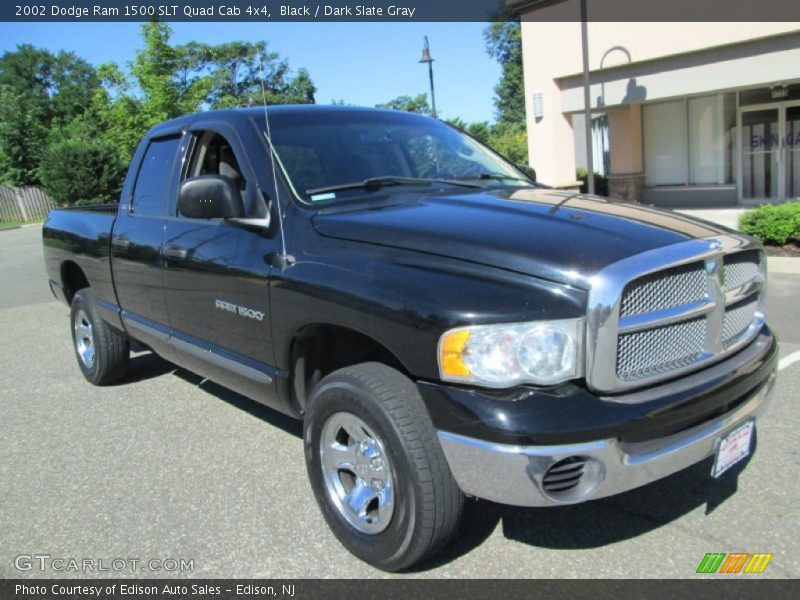 Black / Dark Slate Gray 2002 Dodge Ram 1500 SLT Quad Cab 4x4