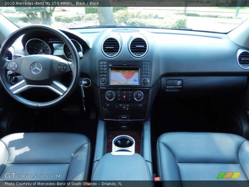 Black / Black 2010 Mercedes-Benz ML 350 4Matic