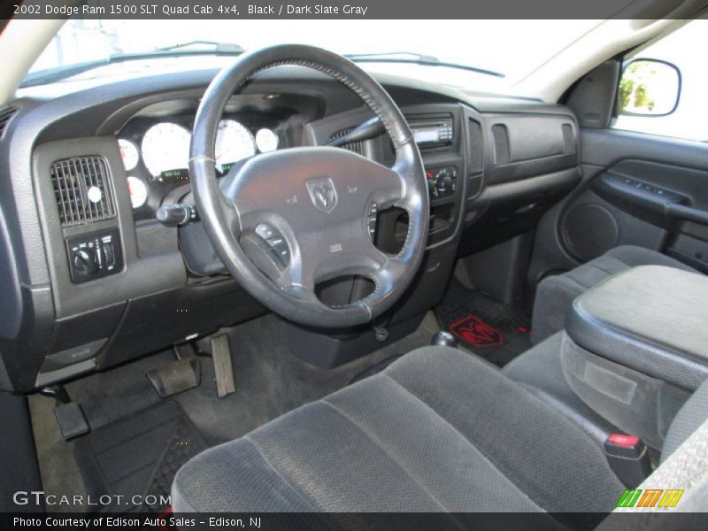Black / Dark Slate Gray 2002 Dodge Ram 1500 SLT Quad Cab 4x4