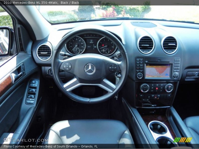 Black / Black 2010 Mercedes-Benz ML 350 4Matic