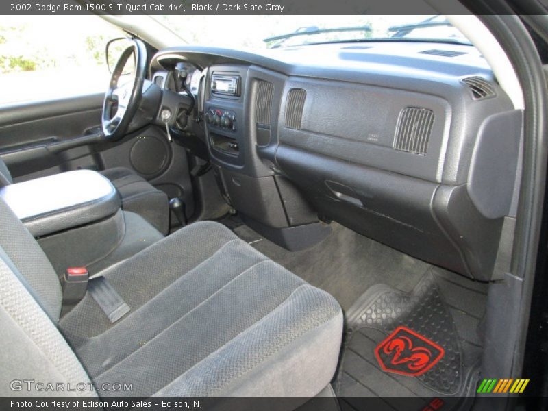 Black / Dark Slate Gray 2002 Dodge Ram 1500 SLT Quad Cab 4x4