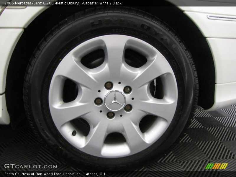 Alabaster White / Black 2006 Mercedes-Benz C 280 4Matic Luxury