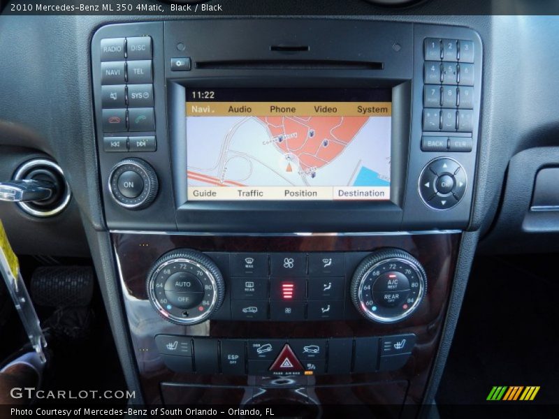 Black / Black 2010 Mercedes-Benz ML 350 4Matic