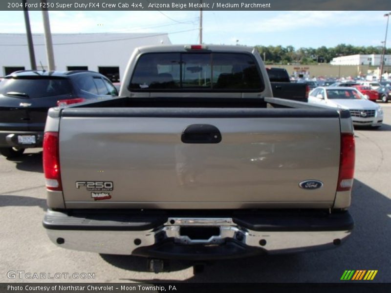 Arizona Beige Metallic / Medium Parchment 2004 Ford F250 Super Duty FX4 Crew Cab 4x4