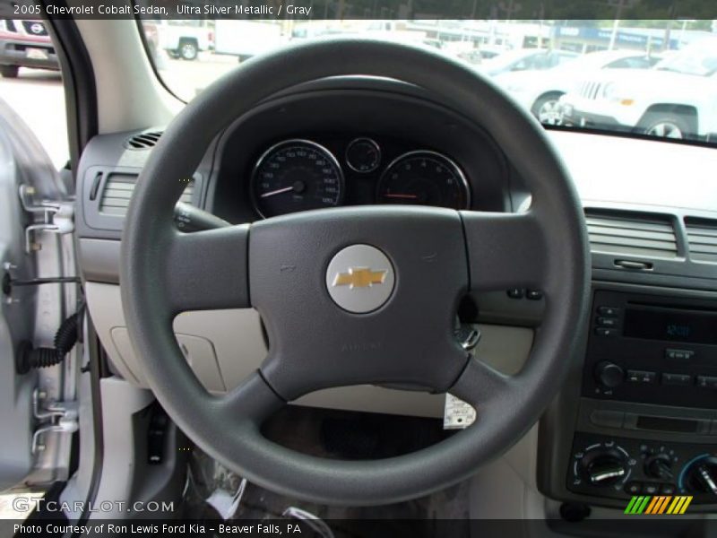 Ultra Silver Metallic / Gray 2005 Chevrolet Cobalt Sedan