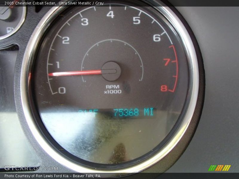 Ultra Silver Metallic / Gray 2005 Chevrolet Cobalt Sedan