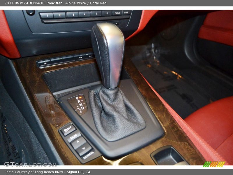 Alpine White / Coral Red 2011 BMW Z4 sDrive30i Roadster