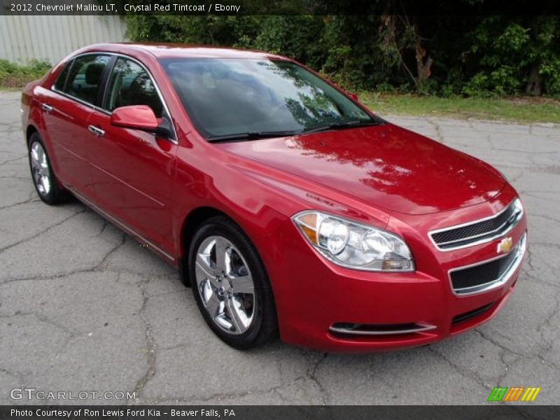 Crystal Red Tintcoat / Ebony 2012 Chevrolet Malibu LT
