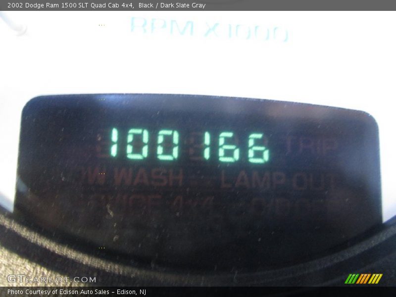 Black / Dark Slate Gray 2002 Dodge Ram 1500 SLT Quad Cab 4x4