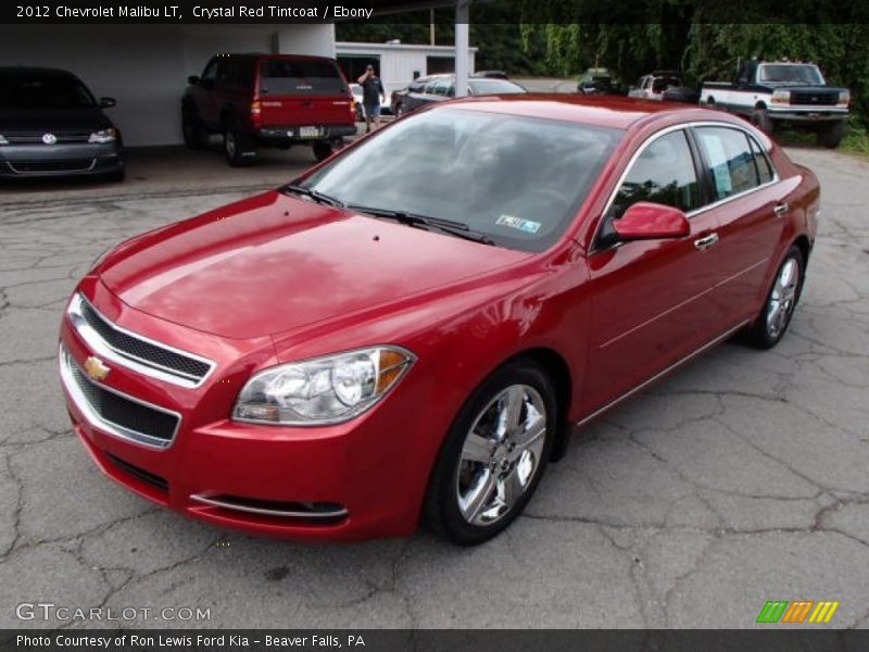 Crystal Red Tintcoat / Ebony 2012 Chevrolet Malibu LT
