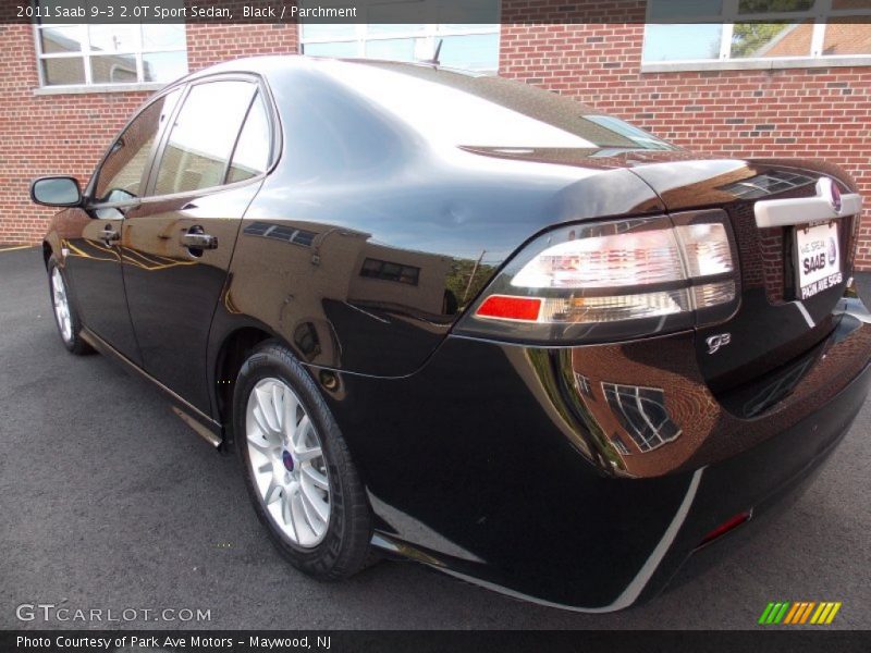 Black / Parchment 2011 Saab 9-3 2.0T Sport Sedan