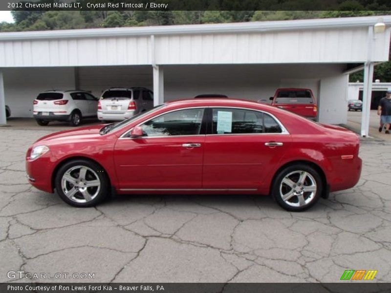 Crystal Red Tintcoat / Ebony 2012 Chevrolet Malibu LT