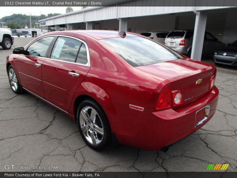 Crystal Red Tintcoat / Ebony 2012 Chevrolet Malibu LT
